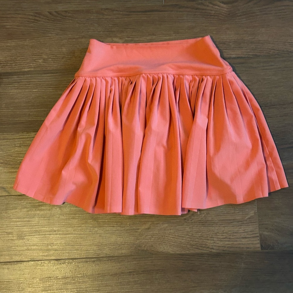 Aerie Vibrant Orange A-Line Skirt - Picture 2 of 3
